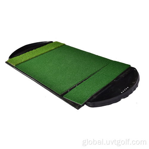 Golf Hitting Mat UVT-A185 practice mat with rubber base(mat frame) Manufactory